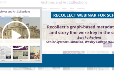 Missed our Recollect webinar for Schools? Recording Now Available – featuring Wesley College