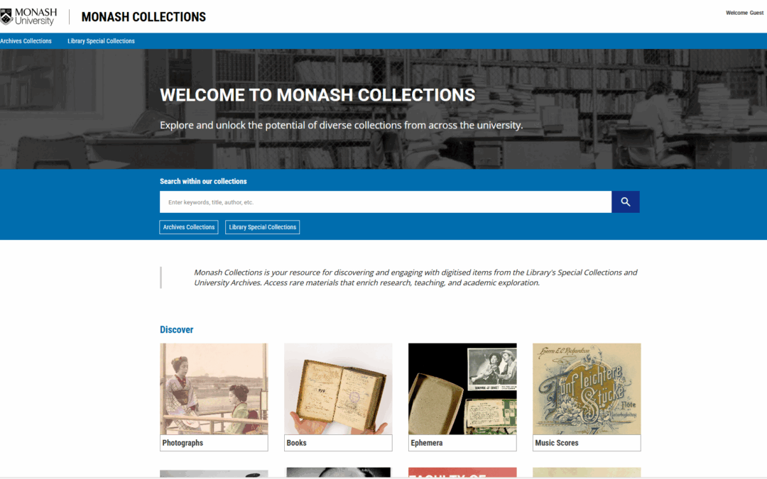 Monash University Brings Collections to Life with Recollect